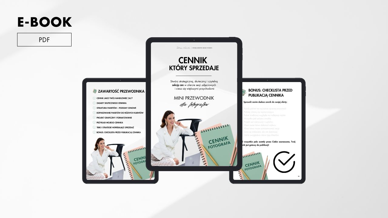 Cennik, który sprzedaje — mini przewodnik dla fotografów